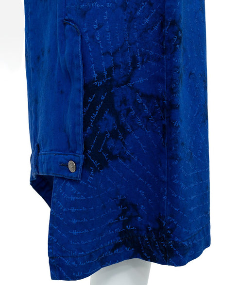 Asymmetric Stitch Dyed Skirt